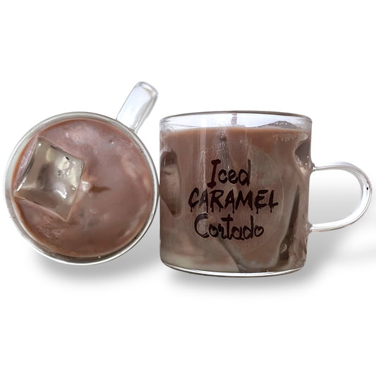 Iced Caramel Cortado kaars