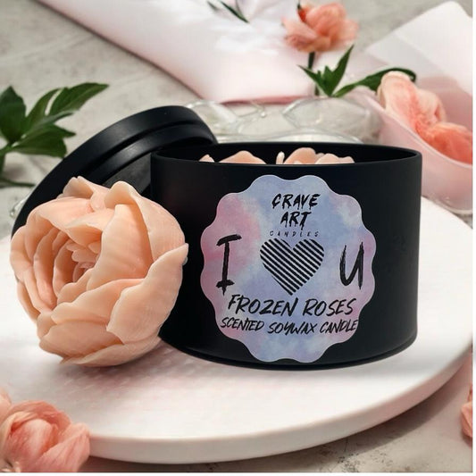 I Love You - Frozen Rose kaars