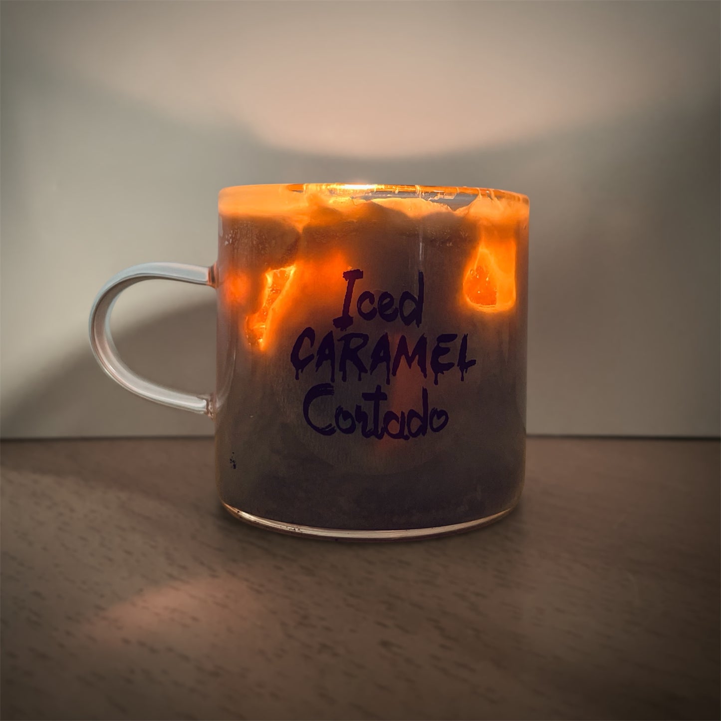 Iced Caramel Cortado kaars